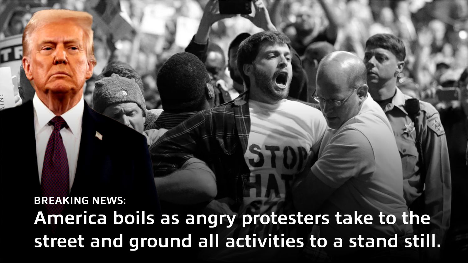 Trump's 100 days in office.